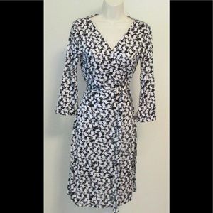 DVF Diane Von Furstenberg 100% silk dress sz 12